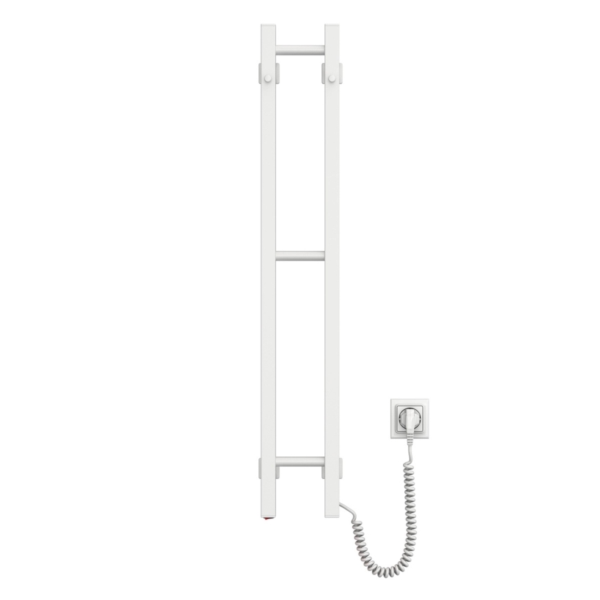 Електрична рушникосушарка SILOUETTE 187W/230V 101,1 см IP44 біла правостороння квадратна