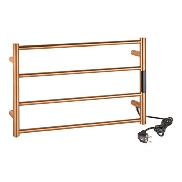 Електрична сушарка для рушників 56x37, 63 Вт, нержавіюча сталь/мідна