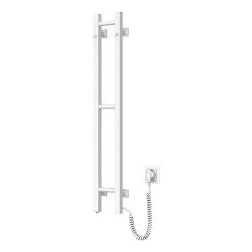Електрична рушникосушарка SILOUETTE 187W/230V 101,1 см IP44 біла правостороння квадратна