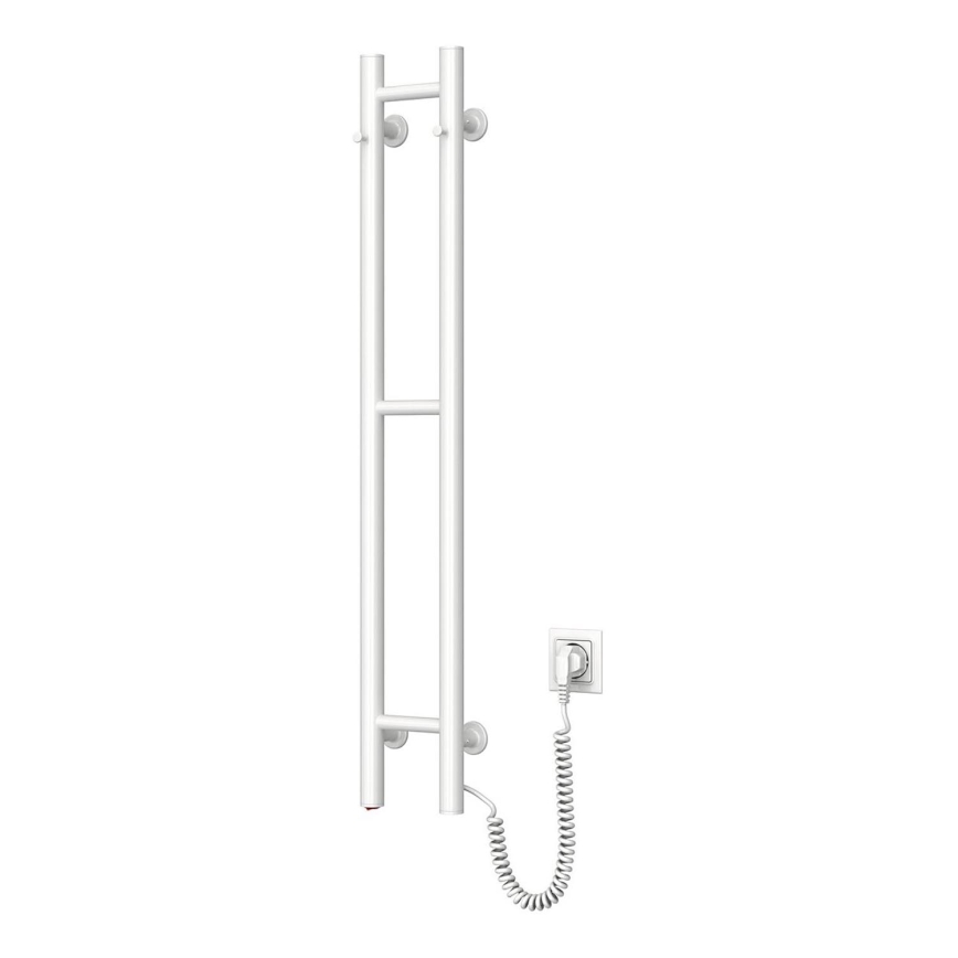 Електрична рушникосушка SILOUETTE 187W/230V 101,1 см IP44 біла права кругла