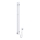 Електрична рушникосушка з терморегулятором SILOUETTE 187W/230V 120,6 см IP44 біла права квадратна