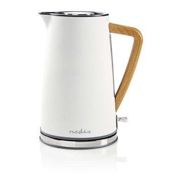 Електричний чайник 1,7 л 1850-2200W/230V білий