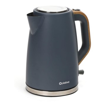 Електрочайник 1,7 л 2400W/230V нержавіюча сталь/сірий