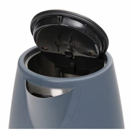 Електрочайник 1,7 л 2400W/230V нержавіюча сталь/сірий