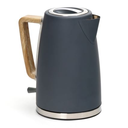 Електрочайник 1,7 л 2400W/230V нержавіюча сталь/сірий