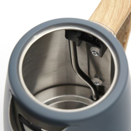 Електрочайник 1,7 л 2400W/230V нержавіюча сталь/сірий