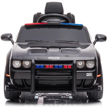 Электромобиль Dodge Challenger Полиция 50 Вт/4500 мАч черный/белый