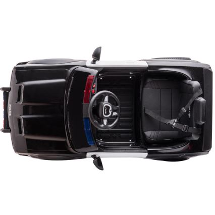 Электромобиль Dodge Challenger Полиция 50 Вт/4500 мАч черный/белый