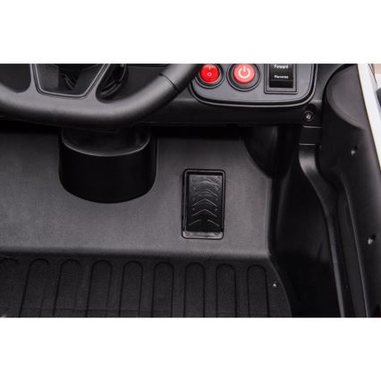 Електромобіль Dodge Challenger Поліція 50 Вт/4500 мАг чорний/білий