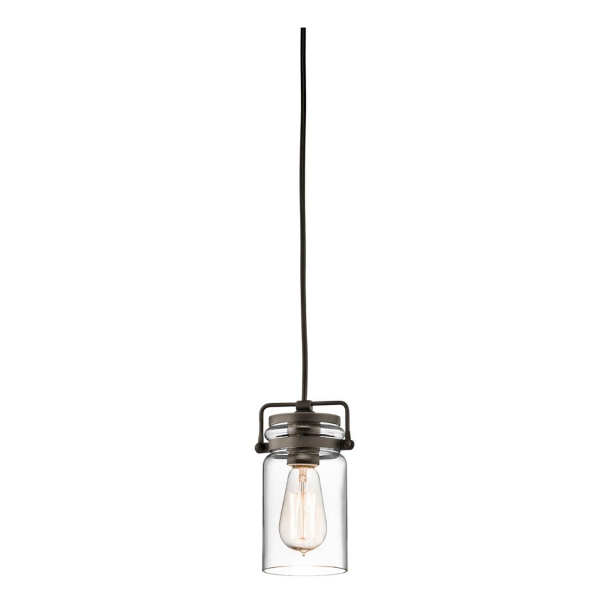 Elstead KL-BRINLEY-MP-OZ - Підвісна люстра BRINLEY 1xE27/60W/230V антрацит