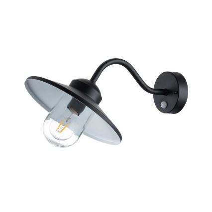 Elstead - Уличный настенный светильник с датчиком KLAMPENBORG 1xE27/60W/230V IP44
