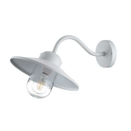 Elstead - Наружный настенный светильник KLAMPENBORG 1xE27/60W/230V IP44 белый