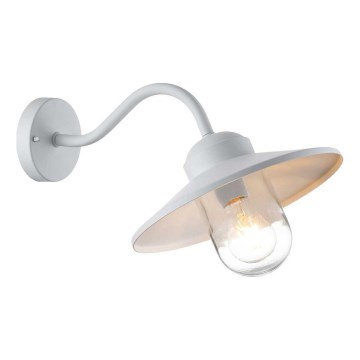 Elstead - Наружный настенный светильник KLAMPENBORG 1xE27/60W/230V IP44 белый