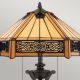 Elstead - Настольная лампа INDUS 2xE27/60W/230V янтарный стекло