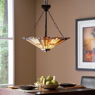 Elstead QZ-INGLENOOK-P-B - Люстра на ланцюгу INGLENOOK 3xE27/100W/230V