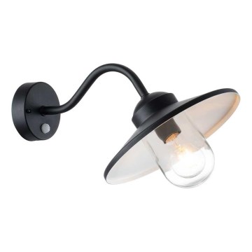 Elstead - Уличный настенный светильник с датчиком KLAMPENBORG 1xE27/60W/230V IP44