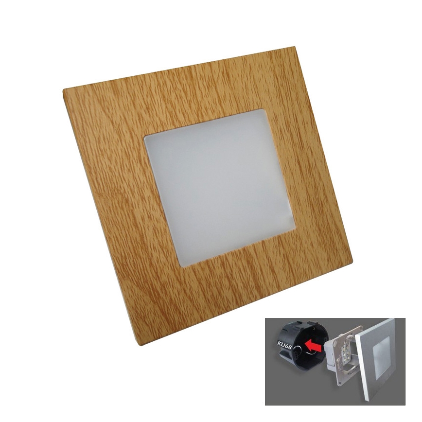 Emithor 48307 - Навігаційний LED світильник STEP LIGHT 16xLED/1W/230V