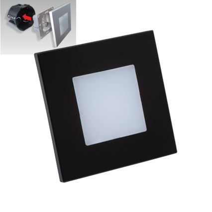 Emithor 48335 - Светодиодный светильник для лестницы STEP LIGHT LED/1W/230V черный