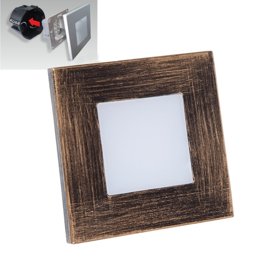 Emithor 48341 - Светодиодный навигационный светильник STEP LIGHT 16xLED/1W/230V 4000K