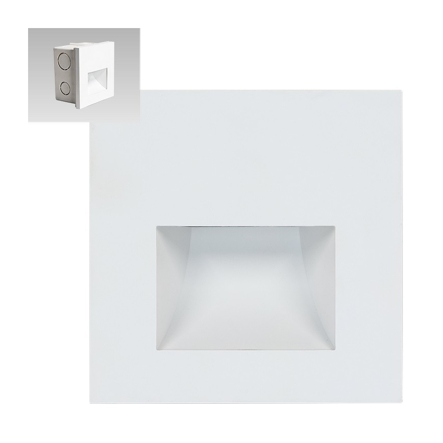 Emithor 70415 - Світлодіодний світильник для сходів SUNNY LED/1W/230V 4000K білий
