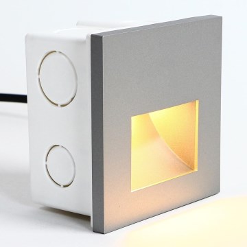 Emithor 70417 - Світлодіодний світильник для сходів SUNNY LED/1W/230V 4000K сірий