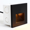 Emithor 70419 - Світлодіодний світильник для сходів SUNNY LED/1W/230V 4000K чорний
