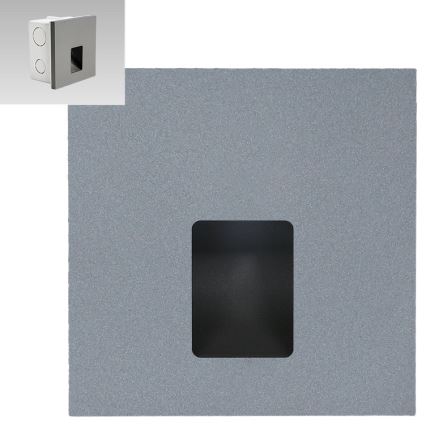 Emithor 70423 - Светодиодный лестничный светильник VIX LED/1W/230V 4000K серый