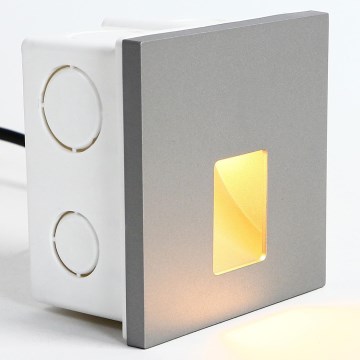 Emithor 70423 - Світлодіодний світильник для сходів VIX LED/1W/230V 4000K сірий
