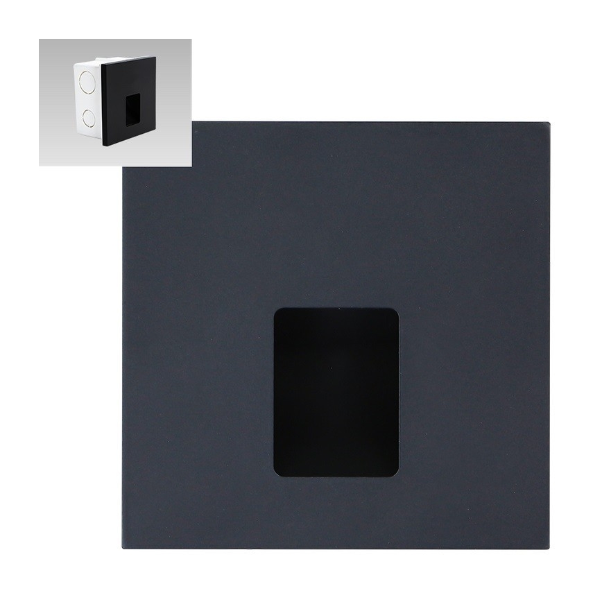 Emithor 70425 - Світильник для сходів VIX LED/1W/230V 4000K чорний