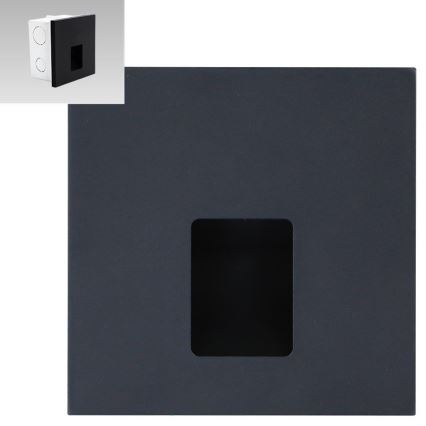 Emithor 70425 - Світлодіодний світильник для сходів VIX LED/1W/230V 4000K чорний