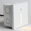 Emithor 70426 - Светодиодный лестничный светильник с датчиком LINE LED/1W/230V 4000K белый