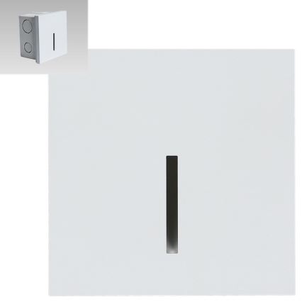 Emithor 70427 - Светодиодный лестничный светильник LINE LED/1W/230V 4000K белый