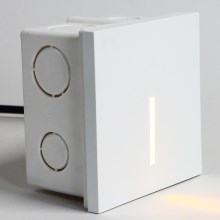 Emithor 70427 - Светодиодный лестничный светильник LINE LED/1W/230V 4000K белый