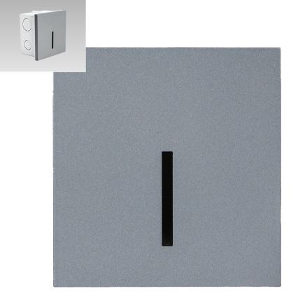 Emithor 70429 - Світлодіодний світильник для сходів LINE LED/1W/230V 4000K сірий