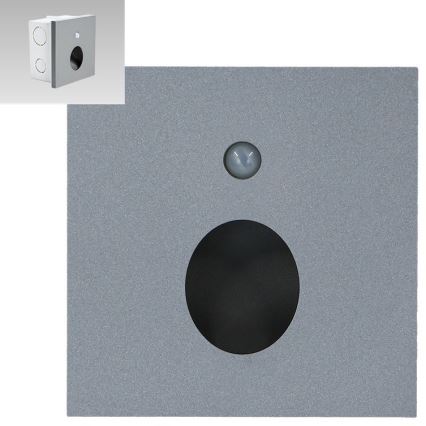 Emithor 70434 - Светильник для лестницы с датчиком OLIVE LED/1W/230V 4000K серый