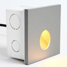 Emithor 70435 - Светодиодный лестничный светильник OLIVE LED/1W/230V 4000K серый