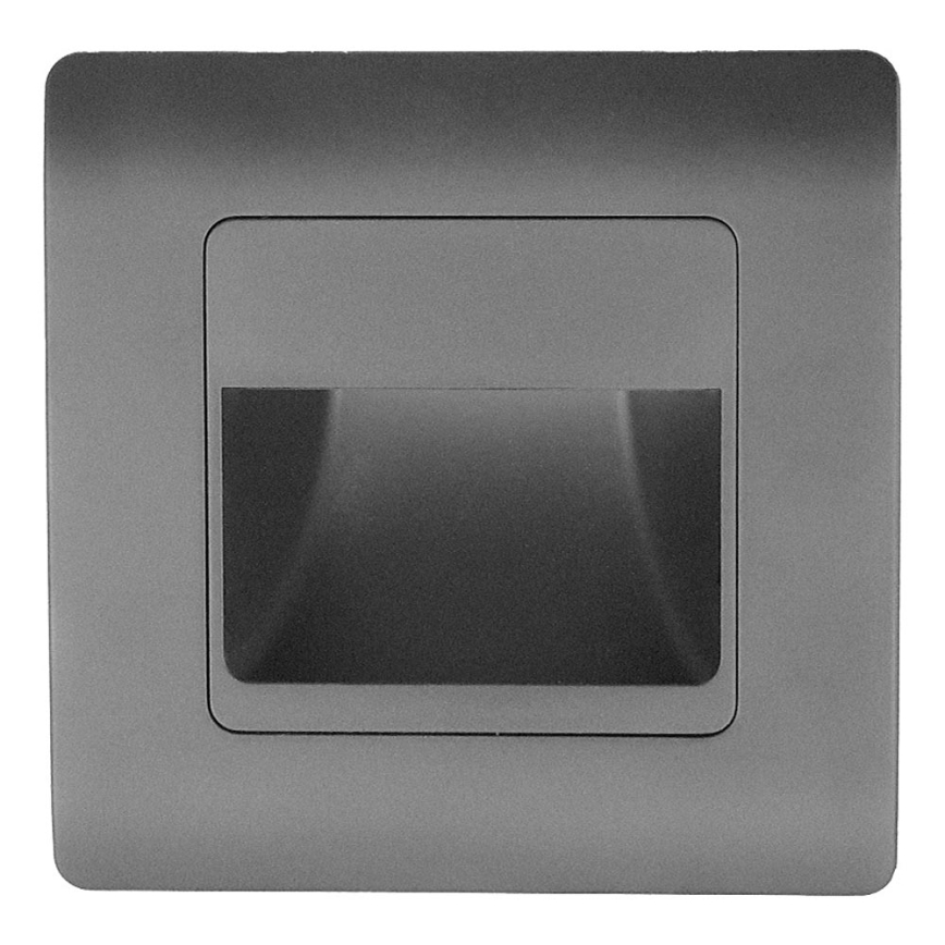 Emithor 70439 - Світлодіодний світильник для сходів STEP LIGHT LED/1W/230V антрацит