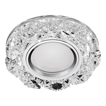 Emithor 71094 - Світильник для натяжних стель CRYSTAL FIX 1xGU10/50W + LED/3W STRIPE