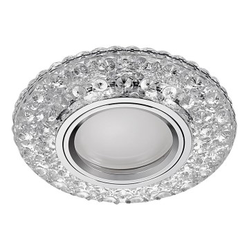Emithor 71095 - Светильник для подвесного потолка ELEGANT GLASS FIX 1xGU10/50W + LED/3W STRIPE