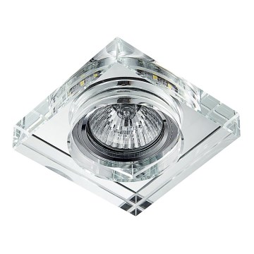 Emithor 71105 - Вбудований світильник ELEGANT DOUBLE LIGHT 1xGU10/50W + LED/3W СМУГА