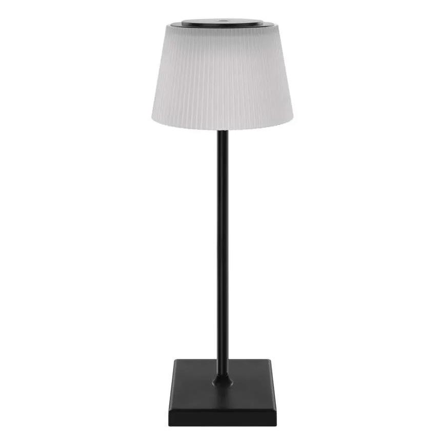 Акумуляторна LED лампа з регулюванням яскравості KATIE LED/4W/10V 1800mAh IP44 CRI 90 чорний