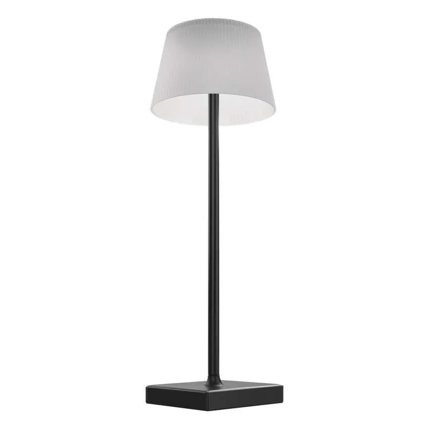 Акумуляторна LED лампа з регулюванням яскравості KATIE LED/4W/10V 1800mAh IP44 CRI 90 чорний