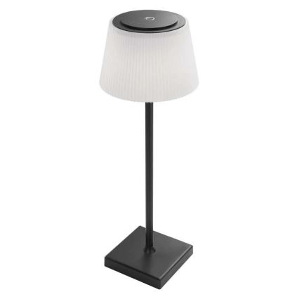 Светодиодная аккумуляторная лампа с регулированием яркости KATIE LED/4W/10V 1800mAh IP44 CRI 90 черный