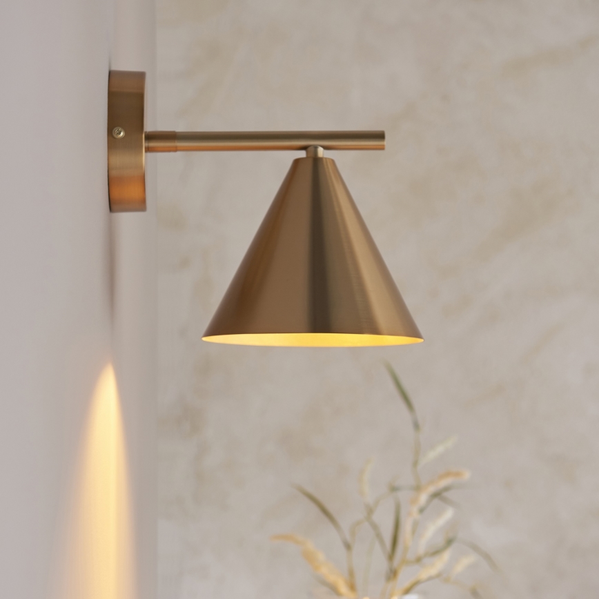 Endon 102893 - Настінний точковий світильник CAPE 1xE14/7W/230V латунь