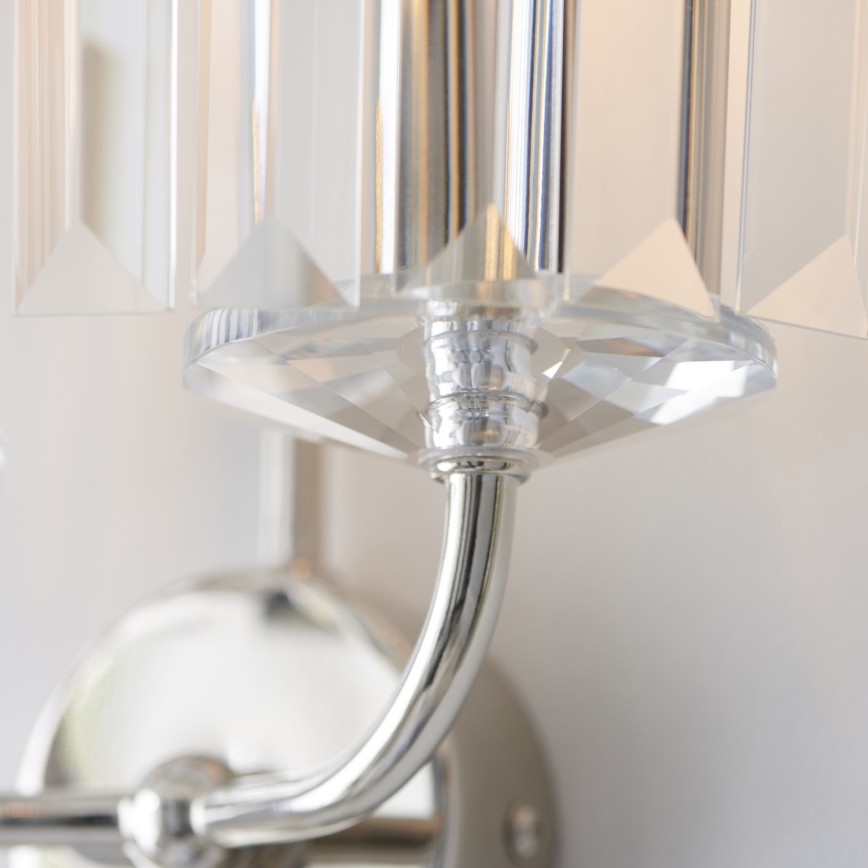 Endon 106448 - Настінний світильник CHESTERFIELD 2xE14/6W/230V глянцевий хром