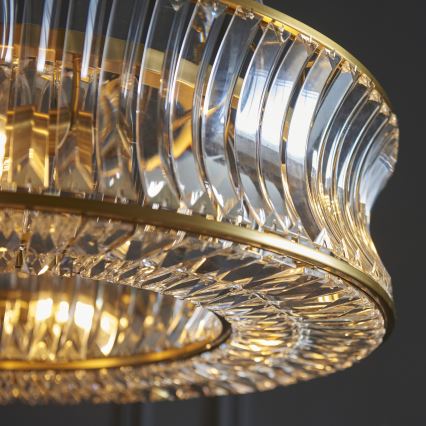 Endon 106811 - подвесная люстра на цепи, 6xE14/6W/230V, золотая