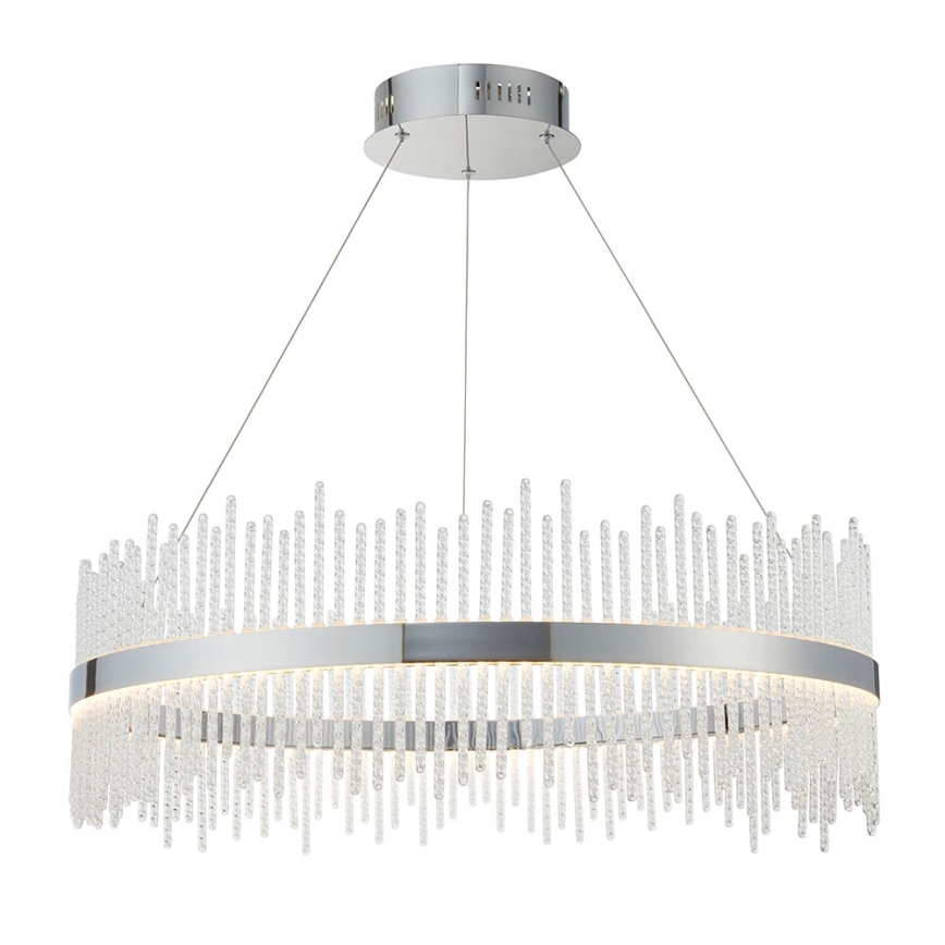 Endon 107108 - LED-люстра на тросе LED/56 Вт/230 В 3000 К полированный хром