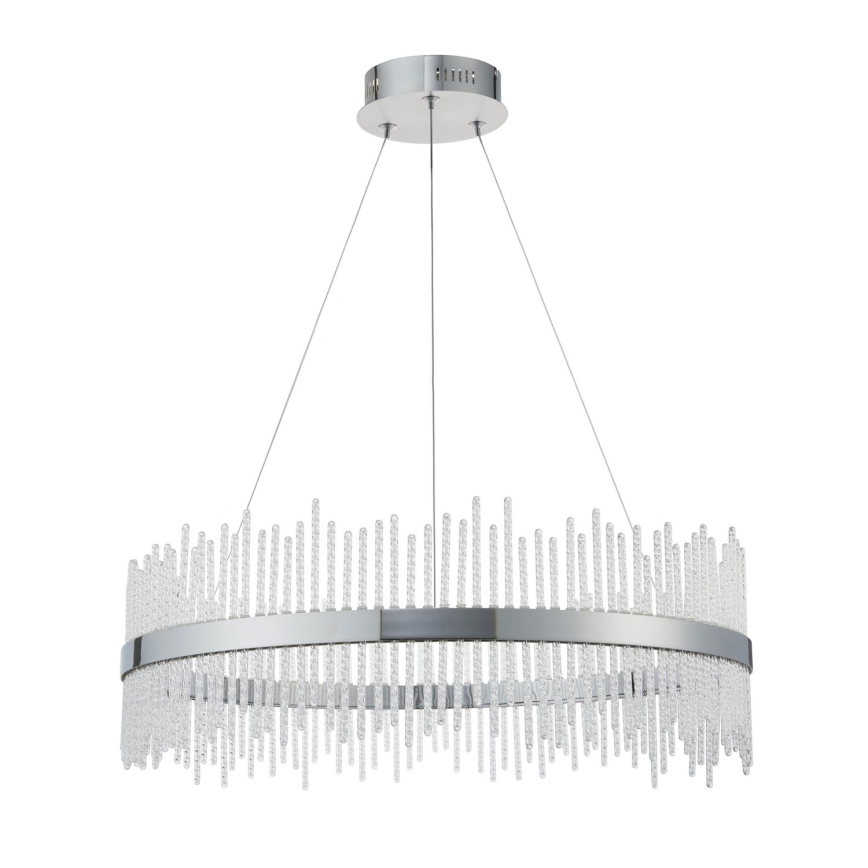 Endon 107108 - LED-люстра на тросе LED/56 Вт/230 В 3000 К полированный хром