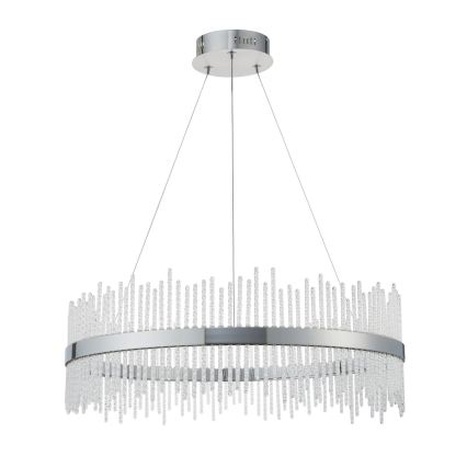 Endon 107108 - LED-люстра на тросі LED/56W/230V 3000K глянцевий хром