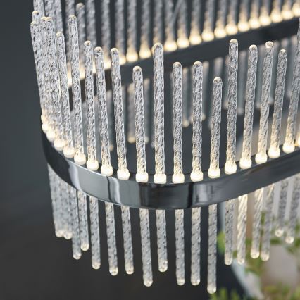Endon 107109 - LED люстра на тросі LED/47W/230V 3000K полірований хром